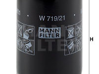 Filtru ulei (W71921 MANN-FILTER) VW