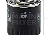 Filtru ulei (W8155 MANN-FILTER) BRANSON TRACTORS,RENAULT