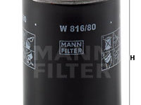 Filtru ulei (W81680 MANN-FILTER) DAIHATSU,MITSUBISHI