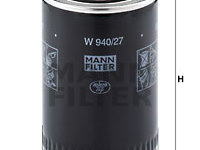 Filtru ulei (W94027 MANN-FILTER) ASTON MARTIN,NISSAN,TVR