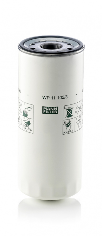 Filtru ulei (WP 11 102/3 WP111023 MANN-FILTER) OPTARE,PLAXTON,RENAULT TRUCKS,VOLVO 7700|7900|8300|8500|8700|8900|9300|9400|9500|9700|9900|A|B10|B11|B12|B13|B6|B9|C|D|ELITE|F12|F16|FE II|FH|FH II|FH II