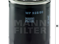 Filtru ulei (WP92880 MANN-FILTER) FORD,FORD AUSTRALIA,MAZDA,METROCAB,TOYOTA,VW