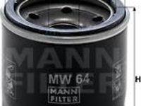 Filtru ulei YAMAHA MOTORCYCLES YZF-R MANN-FILTER MW 64