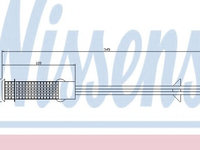 Filtru uscator aer conditionat CITROËN C8 (EA_, EB_) (2002 - 2016) NISSENS 95407