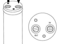 Filtru Uscator Aer Conditionat DAEWOO NUBIRA (KLAJ) NRF 33208