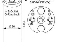 Filtru Uscator Aer Conditionat DAIHATSU CHARADE IV limuzina (G203) NRF 33125