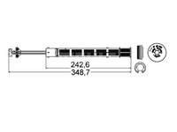 Filtru uscator aer conditionat Mahle, VOLKSWAGEN CC, 11.2011-12.2016, PASSAT (B6/B7), 07.2005-2015, PASSAT CC, 06.2008-01.2012, 30x350 mm, cartus uscator