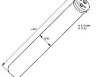 Filtru uscator aer conditionat MAN TGA (2000 - 2016) NRF 33118