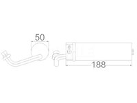 Filtru uscator aer conditionat Nissan Qashqai 2007-2013, 50x188mm, MAHLE AD68000S