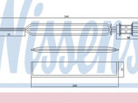 Filtru uscator aer conditionat OPEL ASTRA H TwinTop (L67) (2005 - 2016) NISSENS 95469