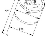 Filtru uscator aer conditionat OPEL VIVARO Combi (J7) (2001 - 2016) NRF 33317