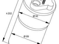 Filtru Uscator Aer Conditionat OPEL VIVARO Combi (J7) NRF 33318