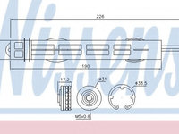 Filtru uscator aer conditionat RENAULT KANGOO BE BOP (KW0/1_) (2009 - 2016) NISSENS 95488