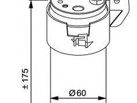 Filtru uscator aer conditionat RENAULT MEGANE Scenic (JA0/1_) (1996 - 2001) NRF 33200