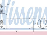 Filtru uscator aer conditionat SCANIA P,G,R,T - series (2003 - 2016) NISSENS 95113