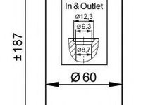 Filtru uscator aer conditionat TOYOTA CAMRY (_CV1_, _XV1_, _V1_) (1991 - 1997) NRF 33327