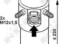 Filtru Uscator Aer Conditionat VOLVO 940 944 NRF 33064