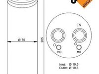 Filtru uscator clima AUDI A4 Cabriolet 8H7 B6 8HE B7 NRF 33204