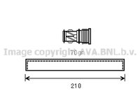 Filtru uscator clima BMW 7 F01 F02 F03 F04 AVA BWD439