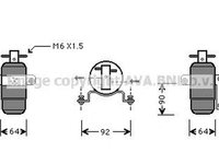 Filtru uscator clima CHRYSLER VOYAGER II ES AVA CRD060