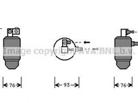 Filtru uscator clima CITROEN JUMPY caroserie BS BT BY BZ AVA CND164