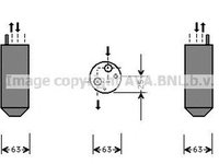 Filtru uscator clima DAEWOO LANOS KLAT AVA DWD029