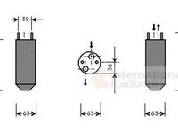 Filtru uscator clima DAEWOO NUBIRA KLAJ VAN WEZEL 8100D023