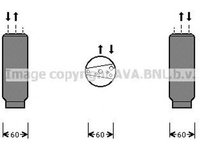 Filtru uscator clima FIAT DOBLO microbus 223 119 AVA LD003