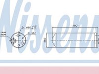 Filtru uscator clima FIAT DOBLO microbus 223 119 NISSENS 95323