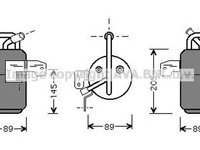 Filtru uscator clima FORD FIESTA V JH JD AVA FDD331