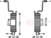 Filtru uscator clima JEEP CHEROKEE XJ VAN WEZEL 2100D036