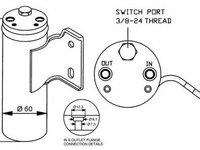 Filtru uscator clima MAZDA 323 S V BA NRF 33179