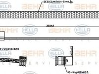 Filtru uscator clima MERCEDES-BENZ C-CLASS T-Model S204 HELLA 8FT351193241