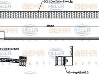 Filtru uscator clima MERCEDES-BENZ CLS Shooting Brake X218 HELLA 8FT351193241