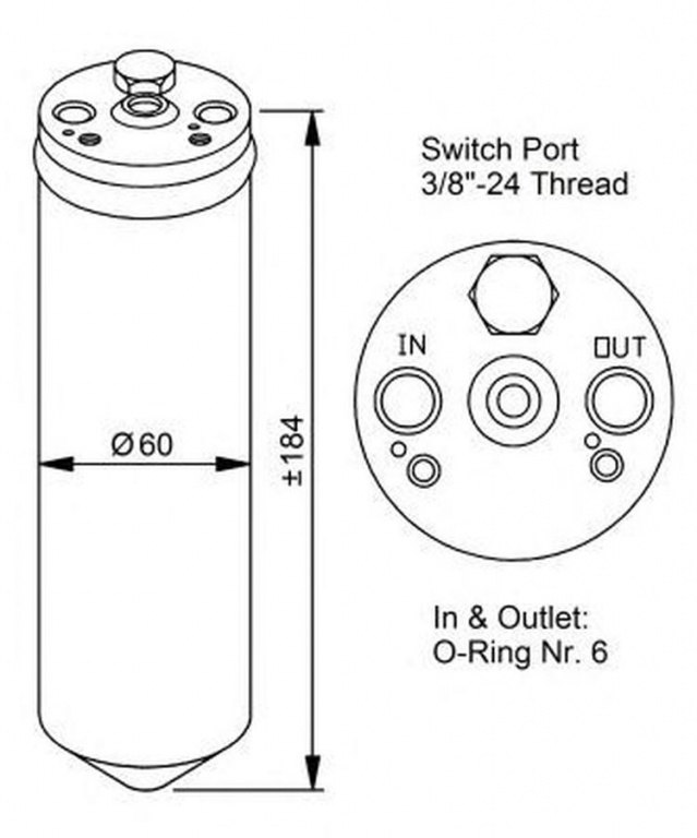 Filtru uscator clima MITSUBISHI COLT V CJ CP NRF 3