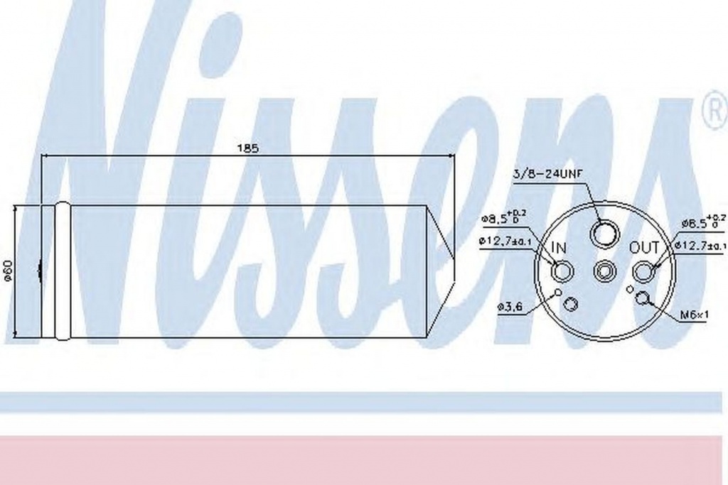 Filtru uscator clima MITSUBISHI ECLIPSE I D2 A NISSENS 95134