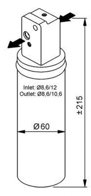 Filtru uscator clima SAAB 9-5 combi YS3E NRF 33139