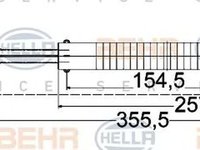 Filtru uscator clima SKODA FABIA Praktik HELLA 8FT 351 197-251