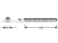 Filtru uscator clima VW CADDY III combi 2KB 2KJ 2CB 2CJ AVA VWD210