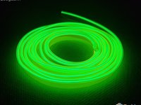 Fir neon 1m 12V VERDE FLUORESCENT