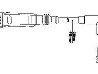 Fisa bujii SKODA FELICIA Mk II (6U1) (1998 - 2001) BREMI 111A52