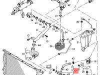 Flanse sistem racire Audi A4 B8 2.0 TDI CAG Sedan 2009 OEM 8K0122293B