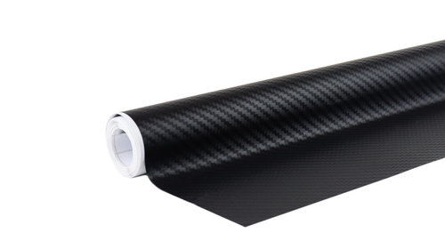 Folie 3d Fibră Carbon Black 30cm X 150cm Ami