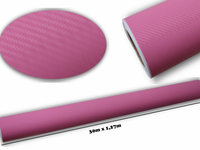 Folie auto carbon 3d texturata PINK - colant auto 1.27 / (30M) CF309