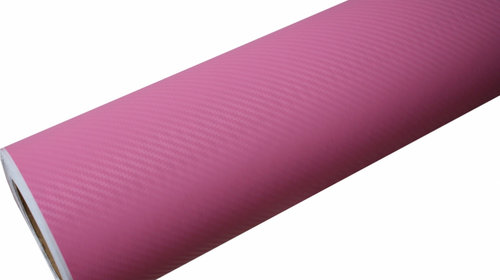 Folie auto carbon 3d texturata PINK - colant auto 1.27 / (30M) CF309