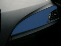 Folie Auto Colantare Trimuri, Model Catifea Albastru Navy, 100 x 45cm AVX-AX51715