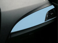 Folie Auto Colantare Trimuri, Model Catifea Albastru Deschis, 100 x 45cm AVX-AX51813