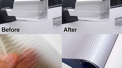 Folie colantare auto Carbon 3D Transparent (3m x 1,27m) AVX-K10268