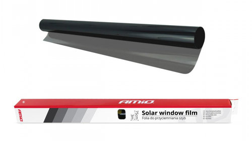 Folie fumurie pentru geamuri Black 0.75 x 3m (30%) AVX-AM01655