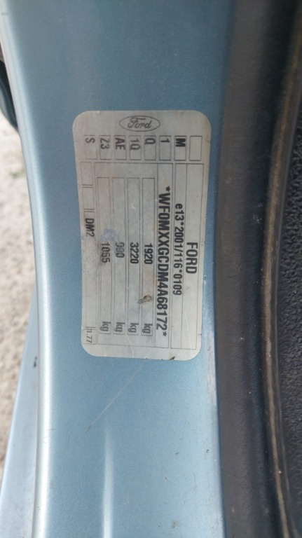 FORD FOCUS C-MAX-TIP.DM2-COD MOTOR G8DB